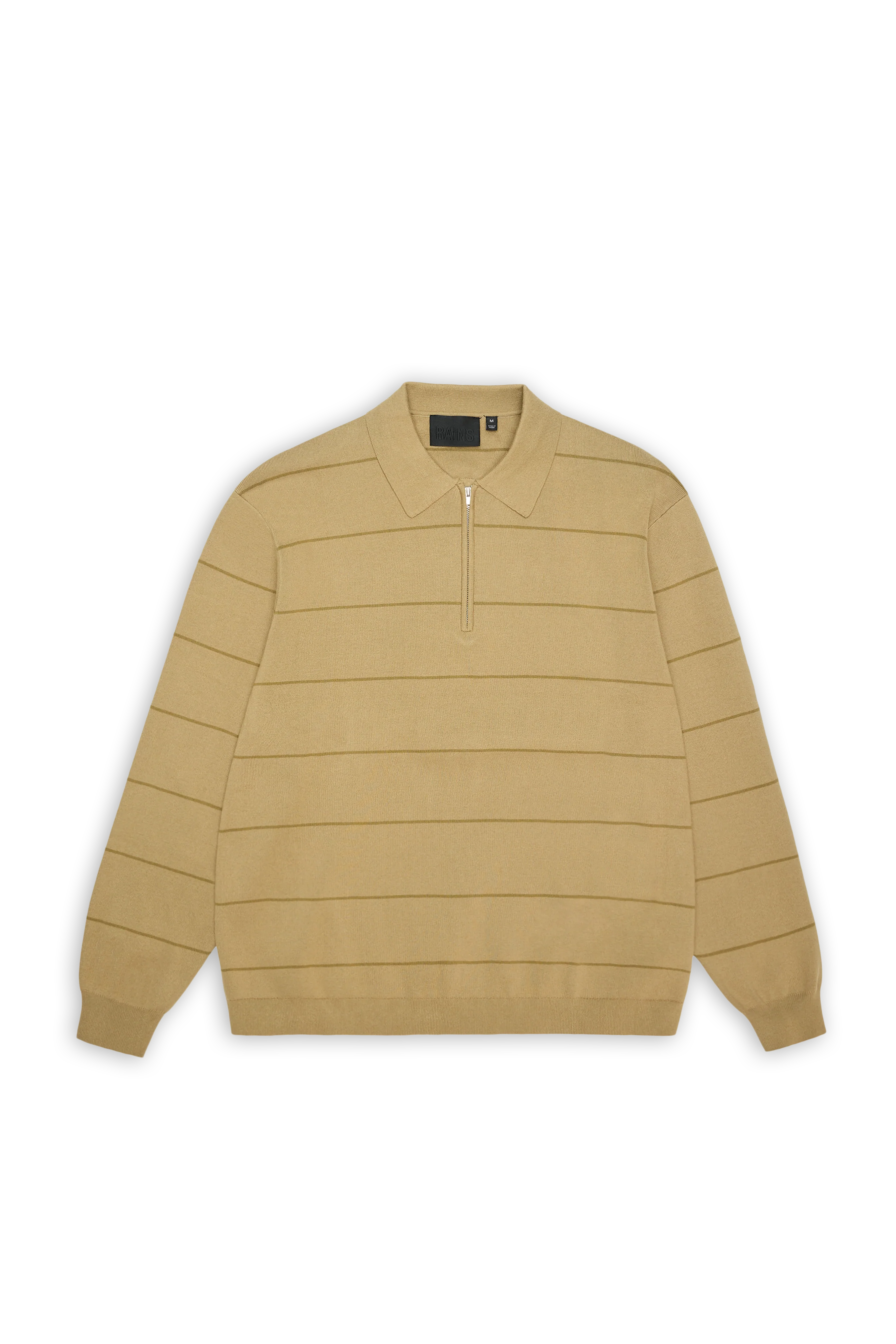 Striped Knit Long Sleeve Polo - Image 10