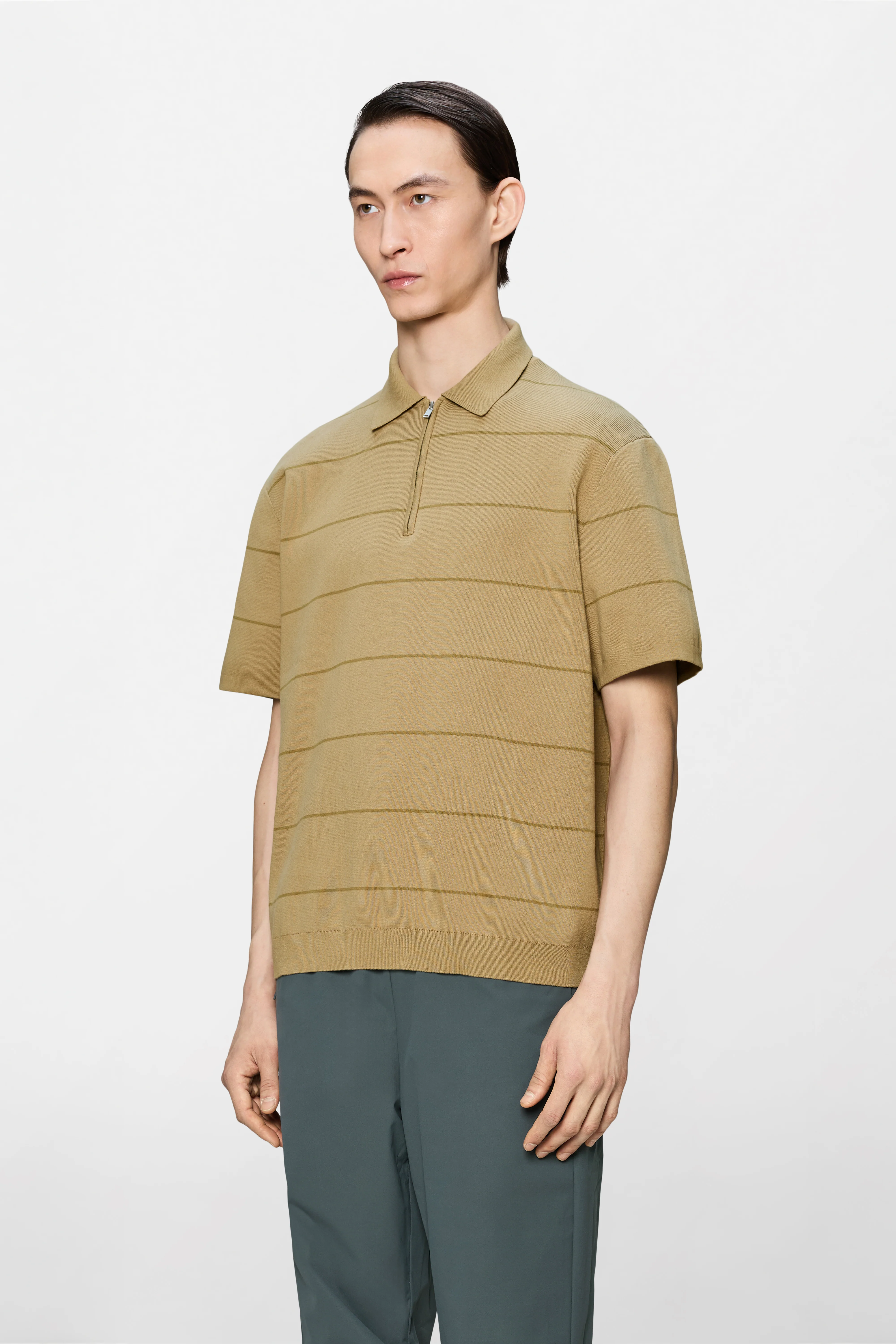 Striped Knit Polo - Image 15