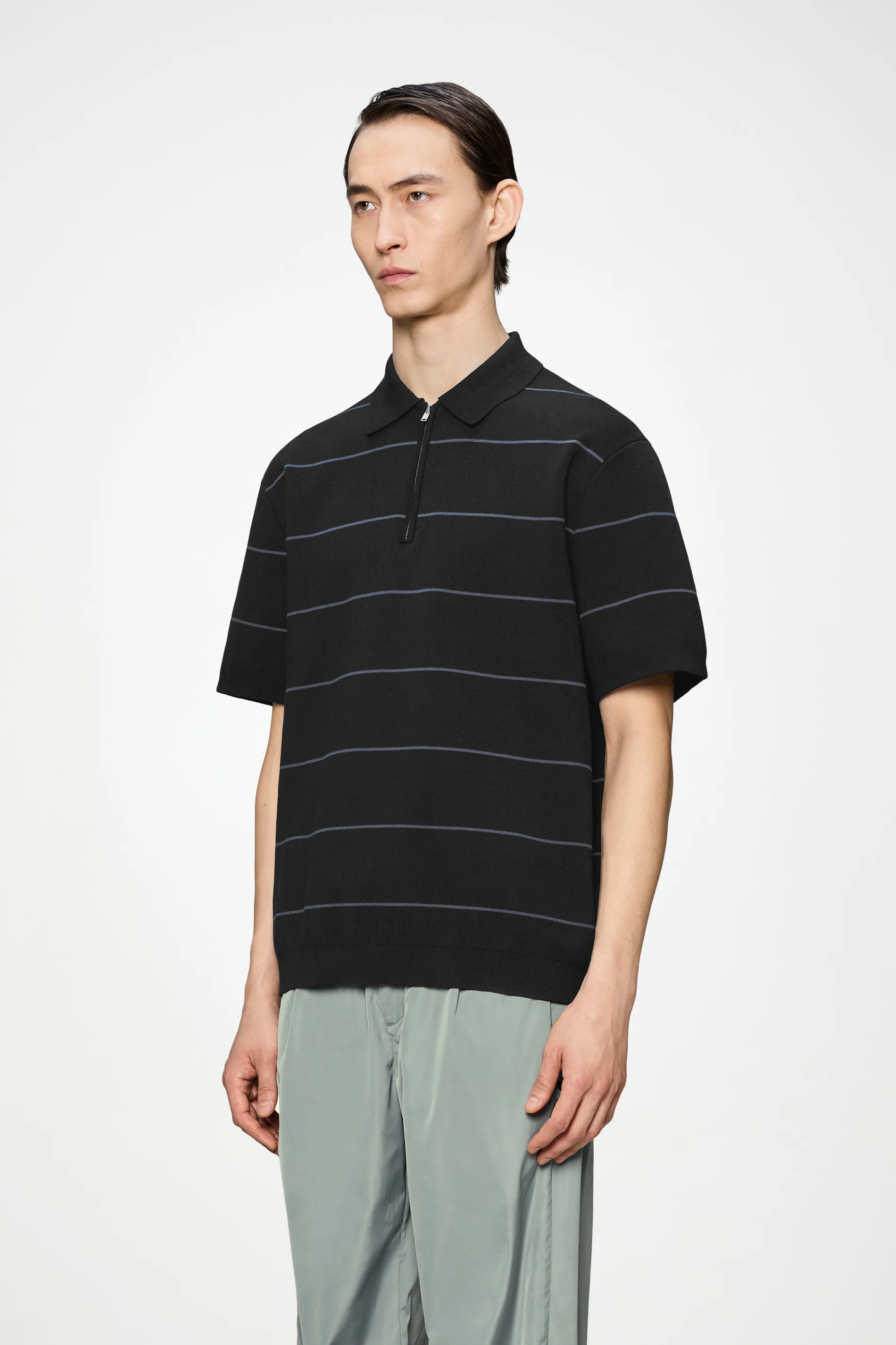 Striped Knit Polo - Image 5