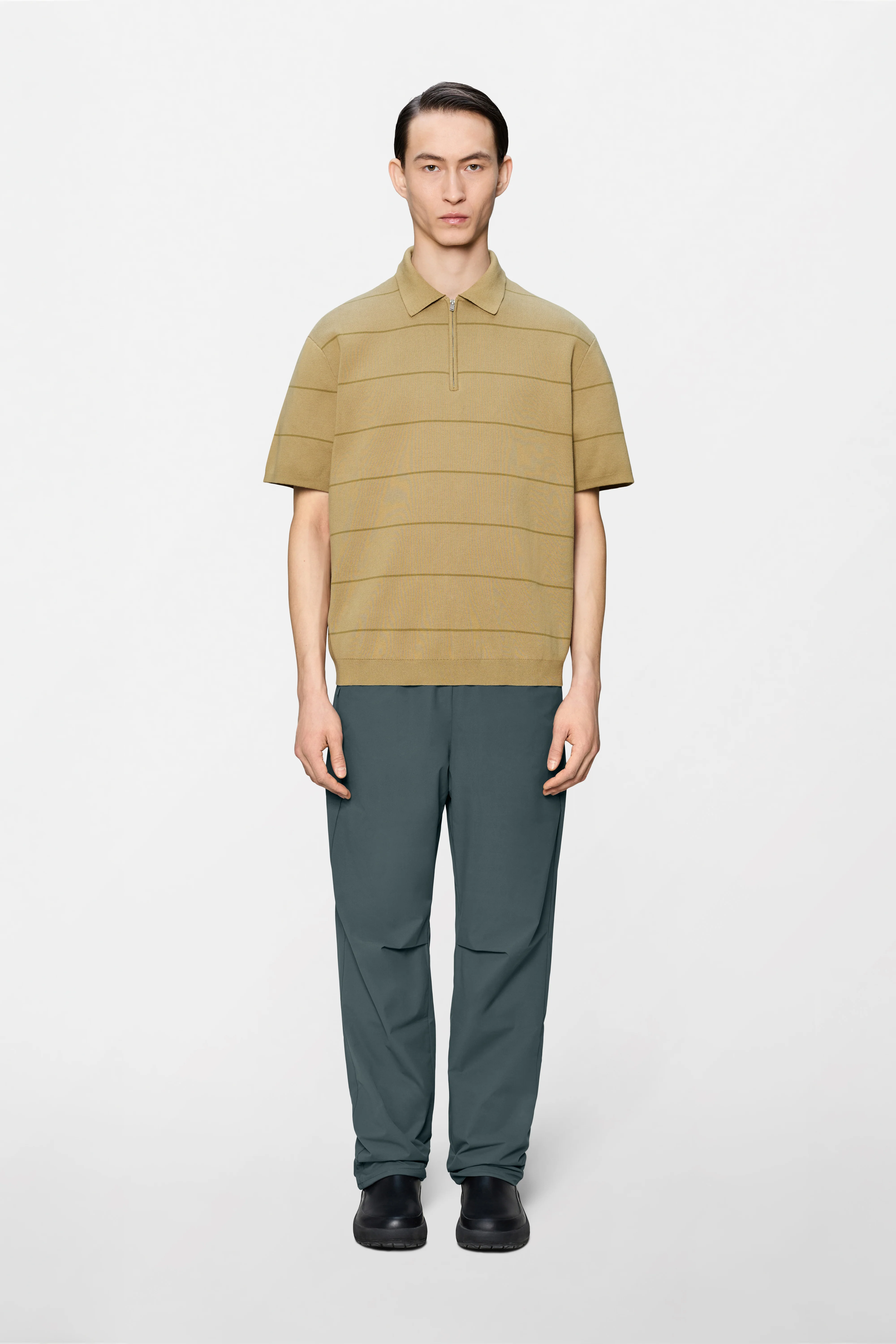 Striped Knit Polo - Image 7